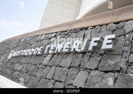 L'Auditorium di Tenerife a Santa Cruz de Tenerife, Isole Canarie, Spagna Foto Stock