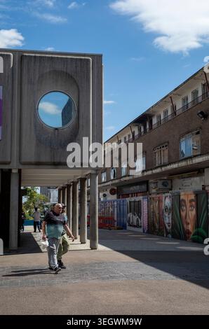 La rigenerazione dell'Harlow Town Centre dopo la loro offerta per un finanziamento del Town's Fund, creato dal governo britannico, per un valore massimo di 25 milioni di sterline. Foto Stock