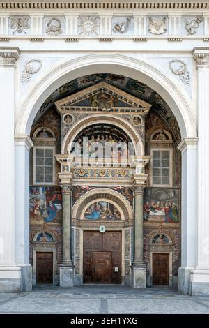 Cattedrale, Aosta, Valle d'Aosta, Italia Foto Stock