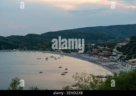 Spiaggia di Valtos a Parga, Grecia Foto Stock