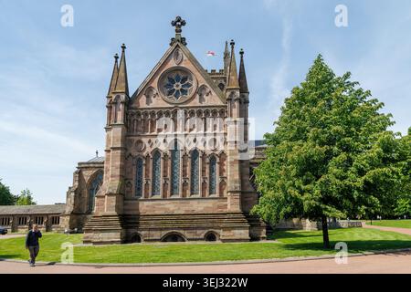 Cattedrale di Hereford, Hereford, England, Regno Unito Foto Stock