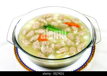 Polpette di maiale al vapore in brodo Taiwan Foto Stock