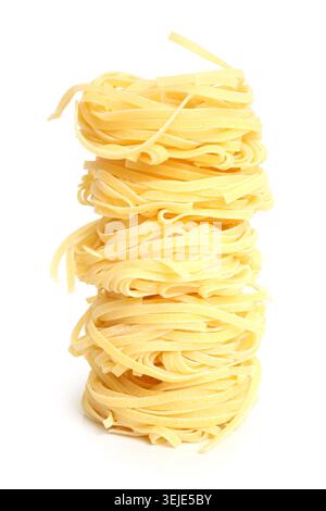 Tagliatelle all'uovo Foto Stock