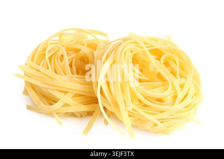 Tagliatelle all'uovo Foto Stock