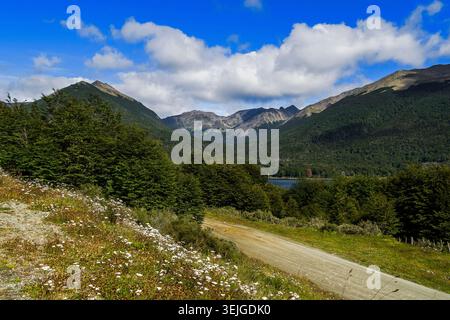 Argentina - Ushuaia, Lago Escondido a Tolhuin Foto Stock