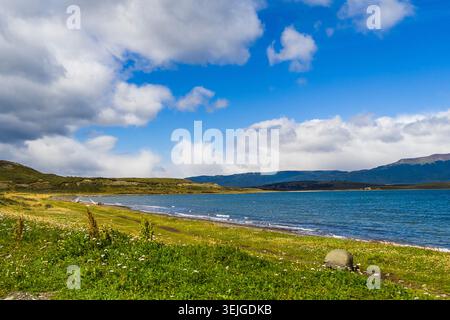 Argentina - Ushuaia, Lago Escondido a Tolhuin Foto Stock
