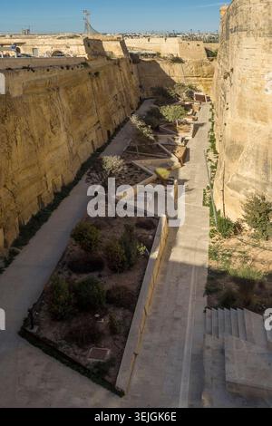 Malta - la Valletta, tenda di porta reale Foto Stock