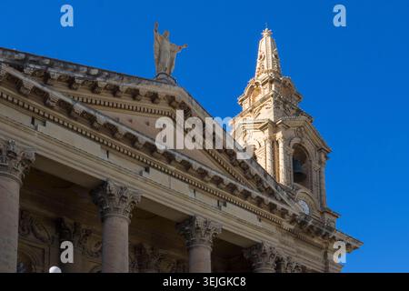 Malta - la Valletta, Chiesa di San Publio Foto Stock
