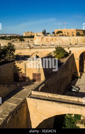 Malta - la Valletta, città vecchia Foto Stock