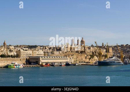 Malta - la Valletta, Penisola di Senglea Foto Stock