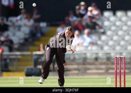 Regno Unito, Manchester, Emirates Old Trafford Stadium 29 maggio 2026, durante il Vitality Blast Women's Match tra Lancashire Thunder e Somerset Women Foto Stock
