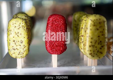 In casa popsicles Foto Stock