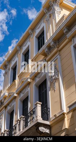 Splendida architettura del centro storico di Atene Foto Stock