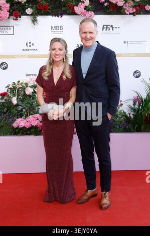 Vanessa Eichholz und Thomas Sprekelsen bei der 76. Verleihung des Deutschen Filmpreises 2026 in Palais am Funkturm. Berlino, 29.05.2026 Foto Stock