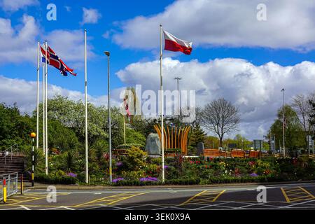 Aeroporto di Manchester, aeroporto, Ringway, Manchester, Regno Unito, UE Foto Stock