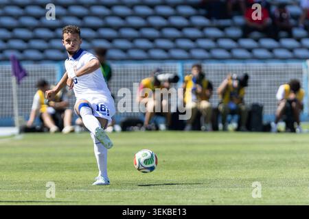 Lisbona, Lisbona, Portogallo. 31 maggio 2026. Serbia e Crvena Zvezda difensore STRAHINJA ERAKOVIC (16) in azione durante la partita dell'amichevole internazionale tra Capo Verde e Serbia allo stadio do Restelo (immagine di credito: © Alexandre de Sousa/ZUMA Press Wire) SOLO PER USO EDITORIALE! Non per USO commerciale! Foto Stock