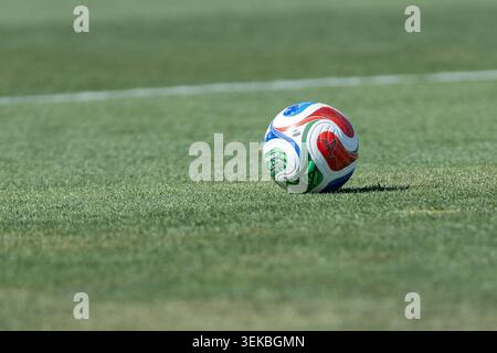 Lisbona, Lisbona, Portogallo. 31 maggio 2026. Pallone ufficiale per la Coppa del mondo 2026 durante la partita amichevole internazionale tra Capo Verde e Serbia all'Estadio do Restelo (immagine di credito: © Alexandre de Sousa/ZUMA Press Wire) SOLO PER USO EDITORIALE! Non per USO commerciale! Foto Stock