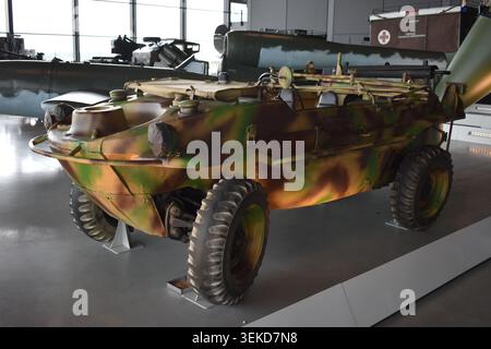 Soesterberg, Paesi Bassi - 31 maggio 2026: Una Volkswagen Schwimmwagen Foto Stock