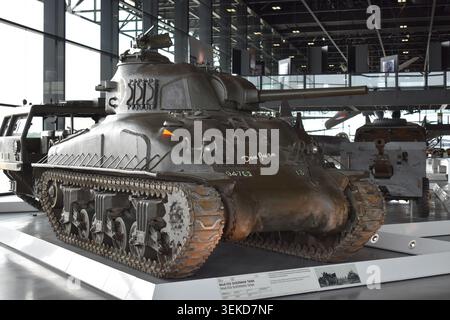 Soesterberg, Paesi Bassi - 31 maggio 2026: Un carro armato Sherman M4A1E9 Foto Stock