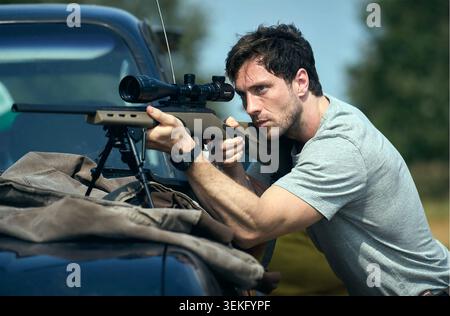 FUZE 2025 Sky Cinema film con Aaron Taylor-Johnson nel ruolo del maggiore Will Tranter Foto Stock