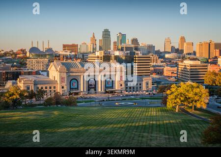 Kansas City, Union Station, paesaggio architettonico Foto Stock