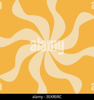 Sfondo a raggi astratti con linee radianti che si estendono da un punto centrale, creando energia dinamica, profondità e movimento. Ideale per banner e poster Illustrazione Vettoriale