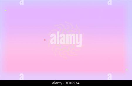 Sfondo Mandala astratto pastello con Rosa tenue e sfumatura Lavanda Foto Stock