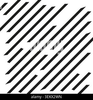 Sfondo geometrico astratto con vettore di linee diagonali interrotte. Perfetto per il branding tecnologico moderno e i progetti di progettazione di siti Web. EPS 10. Illustrazione Vettoriale