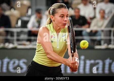 Parigi, Francia. 4 giugno 2026. Maja CHWALINSKA di Polonia durante la dodicesima giornata del Roland-Garros 2026, Open di Francia, torneo di tennis del grande Slam il 4 giugno 2026 allo stadio Roland-Garros di Parigi, Francia - foto Matthieu Mirville/DPPI credito: DPPI Media/Alamy Live News Foto Stock