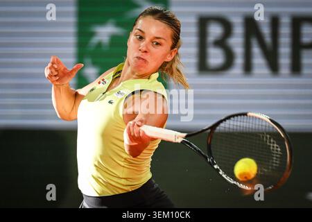 Parigi, Francia. 4 giugno 2026. Maja CHWALINSKA di Polonia durante la dodicesima giornata del Roland-Garros 2026, Open di Francia, torneo di tennis del grande Slam il 4 giugno 2026 allo stadio Roland-Garros di Parigi, Francia - foto Matthieu Mirville/DPPI credito: DPPI Media/Alamy Live News Foto Stock
