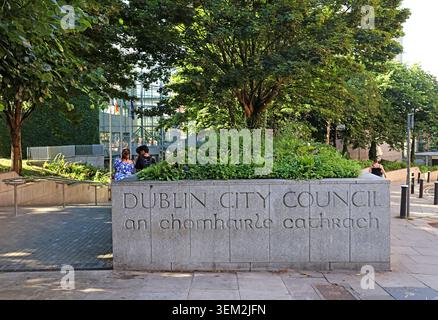 Dublin City Council Civic Offices, Wood Quay, Dublin 8, D08 RF3F Foto Stock