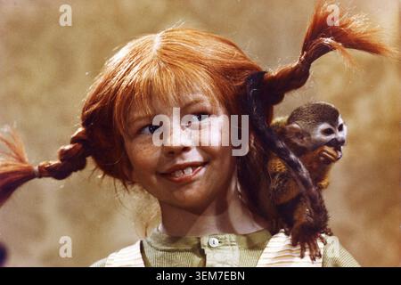 Inger Nilsson, nel personaggio di Pippi Longstocking, circa (1969) Foto Stock