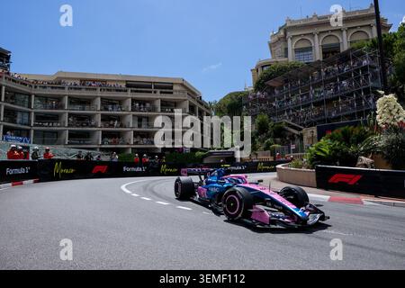05.06.2026, Monte Carlo, Monte Carlo, MCO, Louis Vuitton Gran Premio di Monaco, prove libere, Campionato del mondo di Formula 1 stagione 2026, nella foto Franco Colapinto (BWT Alpine F1 Team, Argentina, #43) sulla Alpine A526 al Fairmont Curve / tornante, Foto Stock