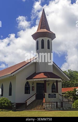 Arcipelago della Polinesia francese Rangiroa Island, Comunione di Cristo Foto Stock