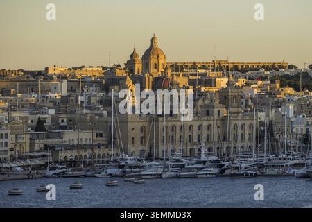 Malta? La Valletta, penisola di Senglea Foto Stock