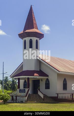 Arcipelago della Polinesia francese Rangiroa Island, Comunione di Cristo Foto Stock