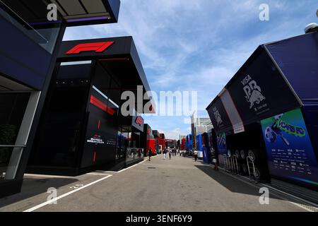 Barcellona, Spagna. 11 giugno 2026. Atmosfera da paddock. 11.06.2026. Campionato del mondo di formula 1, Rd 7, Gran Premio di Barcellona-Catalunya, Barcellona, Spagna, giornata di preparazione. Crediti: James Moy/Alamy Live News Foto Stock