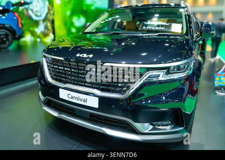 Il carnevale Black Kia. Thailandia, Bangkok, 07 aprile 2024. Foto Stock