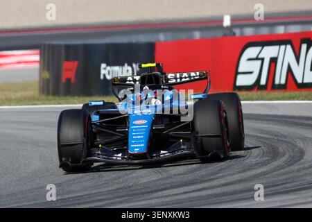 Barcellona, Spagna. 12 giugno 2026. Carlos Sainz della Williams Racing in pista durante le prove in vista del Gran Premio di F1 di Catalunya sul circuito di Montemelo il 12 giugno 2026 a Barcellona, Spagna. Crediti: Marco Canoniero/Alamy Live News Foto Stock