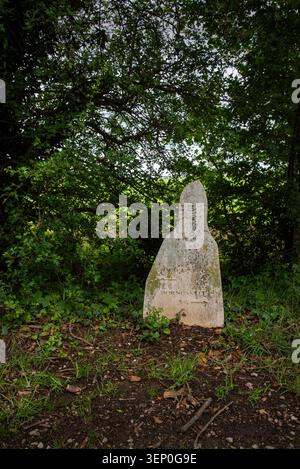 Viking Way, pietra miliare Foto Stock
