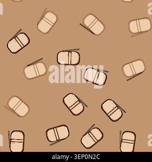 Portafoglio da viaggio con motivo senza cuciture per riporre in modo sicuro e compatto passaporto, biglietti, contanti e carte di credito per un tri internazionale senza stress Illustrazione Vettoriale