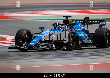 12 giugno 2026: Circuito di Barcellona-Catalunya, Barcellona, Spagna; Gran Premio di Barcellona di Formula 1, giornata delle prove libere; Alexander ALBON, della Atlassian Williams Racing, alla guida della Williams FW48 durante il Campionato del mondo di Formula 1 2026 Foto Stock