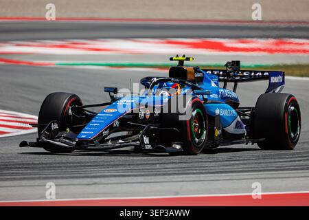 12 giugno 2026: Circuito di Barcellona-Catalunya, Barcellona, Spagna; Gran Premio di Barcellona di Formula 1, giornata delle prove libere; Carlos SAINZ, della Atlassian Williams Racing, alla guida della Williams FW48 durante il Campionato del mondo di Formula 1 2026 Foto Stock