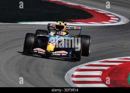 Barcellona, Spagna. 13 giugno 2026. Liam Lawson (NZL) Racing Bulls Formula One Team VCARB 03. 13.06.2026. Formula 1 World Championship, Rd 7, Barcelona-Catalunya Grand Prix, Barcellona, Spagna, giorno di qualificazione. Il credito fotografico dovrebbe essere: XPB/Alamy Live News. Foto Stock