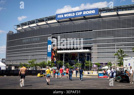 13 giugno 2026; MetLife Stadium, East Rutherford, New Jersey, Stati Uniti d'America, Coppa del mondo FIFA di calcio, Brasile contro Marocco; MetLife Stadium Foto Stock