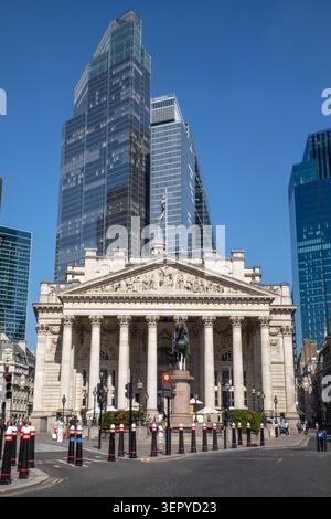 Londra, Regno Unito - 26 maggio 2026: L'edificio Royal Exchange nella City di Londra, Regno Unito. Foto Stock