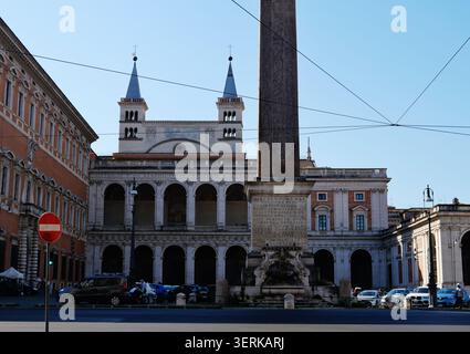 Piazza Giovanni Paolo II, Roma, Lazio, Italia, aprile 2024 Foto Stock