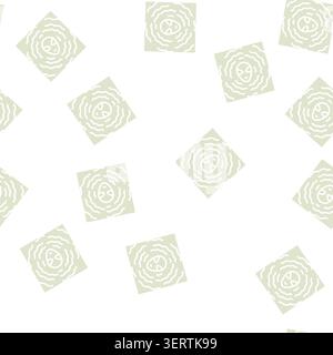illustrazione dei segni di vibrazione aliena con glifo vettore di vibrazione senza cuciture Illustrazione Vettoriale