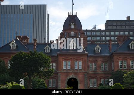 Ex edificio degli uffici governativi di Hokkaido a Sapporo, Giappone Foto Stock
