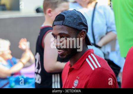 Monaco, Germania. 22 giugno 2026. Kamar Baldwin (FC Bayern Basketball, #44), GER, FC Bayern Basketball, Saisonabschluss fan-Fest, Saison 2025/2026, 22.06.2026, foto: Eibner-Pressefoto/Jenni Maul credito: dpa/Alamy Live News Foto Stock